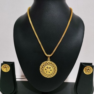 CM131 Pendent Chain Round Design Jewelry Set
